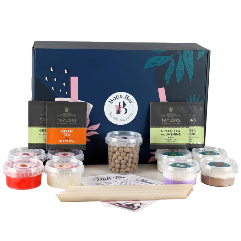 BOBA BAR Creamy Twist Mixed Bubble Tea Kit (Serves 8 X 500 Ml Drinks) - Includes A Variety Of Mix Tea Flavors, Popping Boba And Jelly Toppings | Gluten-Free | Contains Tapioca - View #2