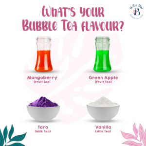 DIY Mix Bubble Tea kit - Coral Reef - Serves 4 Different Flavours - Image 5