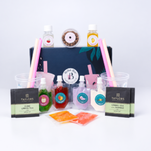 DIY Mix Bubble Tea kit - Coral Reef - Serves 4 Different Flavours