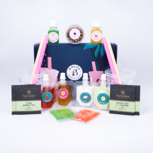 DIY Mix Bubble Tea kit - Picknick - Serves 4 Different Flavours