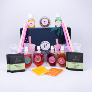 DIY Fruit Bubble Tea kit -Pink Paradise -Serves 4 Different Flavours