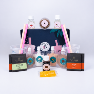 DIY Milk Bubble Tea kit - Sahara - Serves 4 Different Flavours